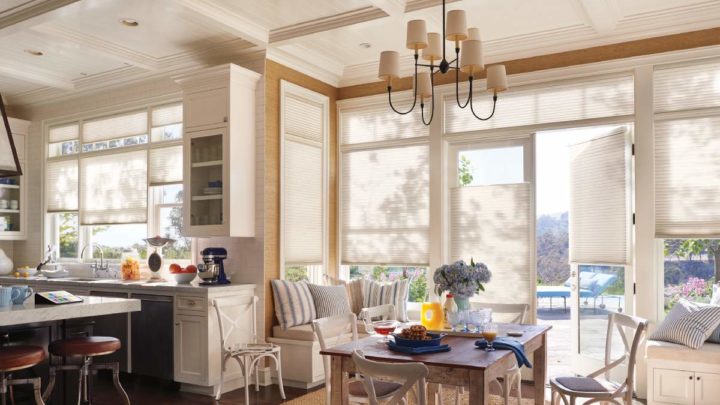 Hunter Douglas Duette® Cellular Shades in a bright room near Paramus, New Jersey (NJ)