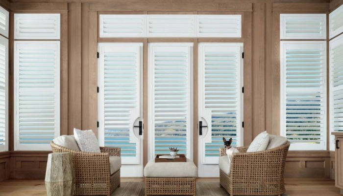 Hunter Douglas Palm Beach™ Polysatin™ Shutters Near Paramus, New Jersey (NJ)